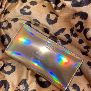 Champagne color Kate spade wallet